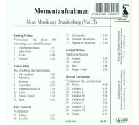 V/C - MOMENTAUFNAHMEN III NEUFE CD NEUF WALTER/OCHS/NATUSCH/NÄTHER