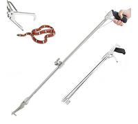 V-CHEETONG Pince à serpent pliable en acier inoxydable avec verrou et poignée confortable (78/99/119/152/200,7 cm) (200,7 cm pliable)