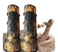 V-Cheetong Serpent Guêtres Inférieur Jambe Armor Snake Bite Leggings Imperméables Protection Confortable pour Chasse Randonnée Extérieur (Une Paire), Taille Universelle