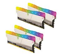 V-Color Prism Pro RGB LED Enhancement 2+2 Bundle Kit - DDR4 16 Go (2 x 8 Go) 4133 MHz (PC4-33000) Module de mémoire avec Prism Pro 2 x RGB Kit de Remplissage (SCC-TL8G41819D-E6PRSWK) Argent/HS