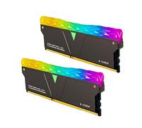 V-Color Prism Pro RGB Lot de 2 barrettes de mémoire RAM DDR4 3600 MHz PC4-28800 Noir jais 16 Go (2 x 8 Go)