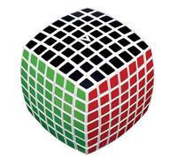 V-CUBE 7 x 7 White Pillow , Professional, Fast, and Smooth , Speed Cube , Puzzle , Fidget Toy