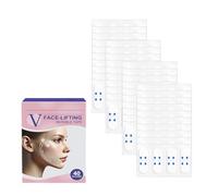 V-Face Lifting Invisible Adhesive Tape,Face Lift Tape Invisible Under Makeup for Older Women,V Lifting Neck Tapes for Lifting Sagging Skin Double Chin Waterproof and Breathable (4boxes)