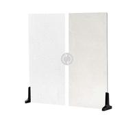 V-Flat World béton brut/plâtre vintage 61 x 61 cm