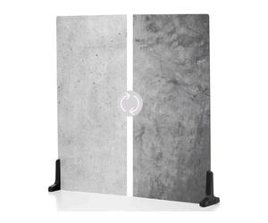 V-Flat World béton glacé/ciment minuit 61 x 61 cm