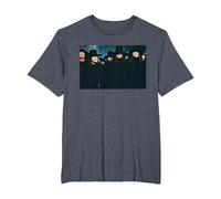 V for Vendetta Unity Through Faith T-Shirt, Homme Grandes Tailles, Bleu Chiné, 6X Tall