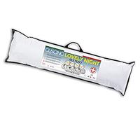V.I.P. Very Important Pillow Coussin de Nuit Lovely avec Dispositif médical, Rembourrage 100% Flocons de Polyester, 30 x 105 cm, Blanc, fabriqué en Italie
