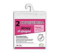 V.I.P. Very Important Pillow Paire de taies d'oreiller en Jersey d'éponge, 50 x 80 cm avec Fermeture éclair Confortable