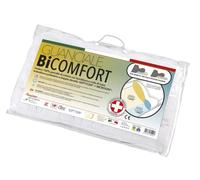 V.I.P. VERY IMPORTANT PILLOW V.I.P. Oreiller BiComfort, Rembourrage Polyester Double intensité: Softylen + Microlen. Taie d'oreiller 100% Percale de Coton avec Bordure Queue de Souris