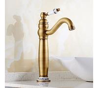 V-Intage Intage Robinet Salle de bain, 360 Serme pivotante en laiton antique, mélangeur chaud chaud vanité en V Vanité, robinet d'évier de salle de bain, robinet de salle de bain chromé
