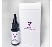 V-Light Extensions Glue, V-Light Colle pour Extensions de Cheveux UV V-Light pour Extensions de Cheveux avec V-Light