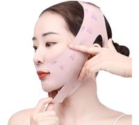 V Line Face Lifting Strap, Chin Strap for Sleeping,Double Chin Reducer for Women,Jaw Line Sculptor Eliminator,Sangle amincissante pour le visage,Réutilisable Masque En Forme De V,Masque Visage Liftant