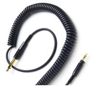 V-MODA CoilPro - Câble de casque - mini-phone stereo 3.5 mm mâle pour mini-phone stereo 3.5 mm mâle - 3.65 m - noir - bobiné