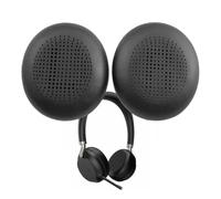 V-MOTA Coussinets de rechange compatibles avec casque stéréo Yealink BH72 BH76, coussinets ergonomiques durables et confortables à porter (noir)