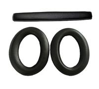 V-MOTA Coussinets de rechange compatibles avec casques Sennheiser PXC350 PXC450 PC350 PC450 HD380 Pro, pièces de rechange (coussinets d'oreille + bandeau)