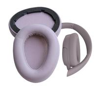 V-MOTA Coussinets de rechange compatibles avec les casques sans fil JLab Jbuds Lux ANC - Coussinets en cuir protéiné plus doux (mauve)