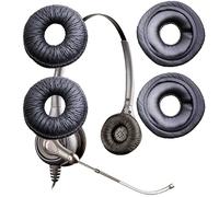 V-MOTA Coussinets d'oreille compatibles avec les casques Poly Plantronics SupraPlus H251 HW251 HW251N HW261 HW261N HW361 HW361N HW261N-DC H251N-CD (2 paires)