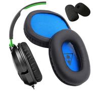 V-MOTA Coussinets d'oreille + micro en éponge coupe-vent de rechange compatibles avec les casques de jeu Turtle Beach Ear Force Recon 50x 50p 50 60p 150 70 70N 70X (noir)