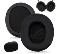 V-MOTA Coussinets + Micro Mousse Noir pour Casque ASUS ROG Pelta A501 | Coussinets d'oreille de rechange, protection contre le vent pour microphone, son haute fidélité, ajustement casque de jeu
