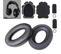 V-MOTA Kit mixte de coussinets d'oreille et éponge de microphone, coussinets d'oreille de rechange compatibles avec casque d'aviation Bose X A10, isolation phonique en mousse à mémoire de forme (1 lot