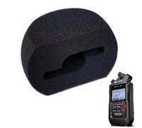 V-MOTA Lot de 2 housses en mousse pour microphone personnalisables compatibles avec Zoom H4N PRO - Portable - Améliore la qualité audio - Réduit le bruit du vent - Noir