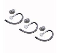V-MOTA Lot de 3 crochets d'oreille de rechange et embouts en silicone pour casque de bureau Poly Plantronics Savi X400 8240 8245 8445 S8240 S8245 S8445 Noir transparent