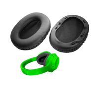 V-MOTA Opus Paire de coussinets d'oreille de rechange compatibles avec casque Razer Opus/Opus X THX ANC, cuir noir
