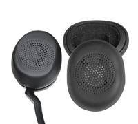 V-MOTA Paire de coussinets de rechange pour casque Jabra Connect 4h HSC140 en simili cuir noir
