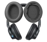 V-MOTA Paire de coussinets de rechange pour écouteurs sans fil Soundcore Q11i en simili cuir noir