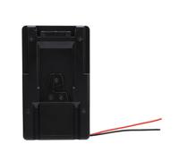 V Mount Adapter Plate, Batterie Convertisseur, 14.8V Construction ABS - Connexion Sécurisée V Mount, Sortie Standard D Tap, Compatible Caméras et Éclairage LED