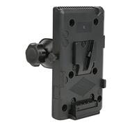 V Mount Battery Plaque, Plaque d'Adaptation V Roll avec Clip Fixation, Sortie D Tap - Compatibilité Universelle, Fixation en U Spirale, Usage Professionnel pour Alimentation