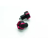 V PARTS Embouts de guidon Spark Ø18mm Noir/Rouge