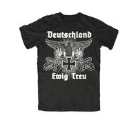 V.POON T Shirt German Eagle Eternal Allegiance 3 Germany, Loyalty Black L
