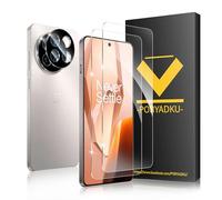 V-PORYADKU Protection D'écran pour Oneplus 13R 5G 6,78 Pouces, Verre Trempé 2 Pièces + Caméra Protecteur 2 Pièces, Anti-empreintes digitales, 9H Dureté, Sans Bulle