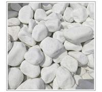 V-PREMIUM SOLUTION Galets blancs 20 kg - Galets décoratifs blancs comme neige pour décoration de jardin, allées, pots de fleurs et intérieur - 6-10 cm - Thassos