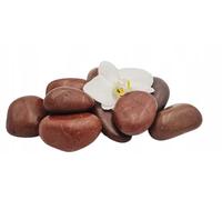 V-PREMIUM SOLUTION Galets rouges polis - Pierre décorative - Décoration de jardin - Pierre décorative - Décoration de jardin naturelle en fond marin - Surface lisse - Galets