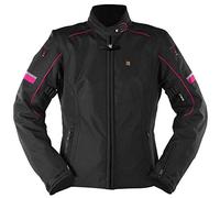 V Quattro Design Livya Blouson Femme, Noir/Rose, Taille S