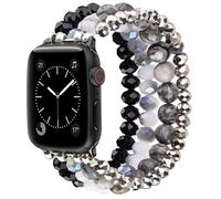 V.R.HOPE Bracelet de perles pour Apple Watch 40 mm, 41 mm, 42 mm, 44 mm, 45 | Un accroche-regard unique : bracelet de rechange fait à la main pour iWatch SE et séries 11/10/9/8/7/6/5/4/3/2/1. Élégant et