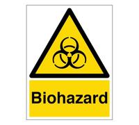 V Safety Biohazard Panneau de sécurité en plastique rigide 200 x 300 mm 2 mm