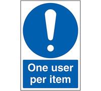 V Safety CV048AU-R Vsafety 1 utilisateur par article Plastique rigide 200 mm x 300 mm -1 mm