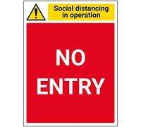 V Safety CV119BC-S Vsafety SD In Operation Autocollant en vinyle 300 mm x 400 mm