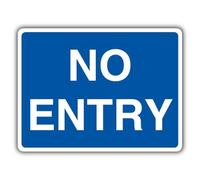 V Safety Panneau de sécurité réfléchissant RA2 en aluminium composite Bleu 600 x 450 mm