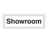 V Safety Showroom Panneau de sécurité en aluminium brossé 300 x 100 mm 3 mm