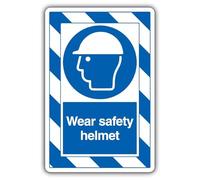 V Safety Wear Safety Helmet ExtraViz Panneau de sécurité en plastique rigide 250 x 350 mm 1 mm