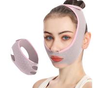 V Sangle de levage du visage - Bande de dénigrement de contour, enveloppe de compression élastique, accessoire de beauté lavable, ceinture anti-âge légère | Éliminateur à double menton efficace pour l