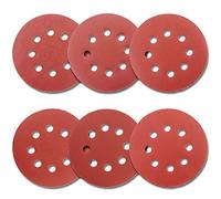 V-story Lot de 60 disques de ponçage 12,7 cm 8 trous, grain 1000/800/600/400/320/240 pour ponceuse orbitale aléatoire