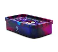 V Syndicate Mini boîte de rangement en métal avec couvercle hermétique pour éviter l'humidité - Impression à 360° d'œuvres d'art interactives originales sur tous les côtés (Syndicase 2.0, haute