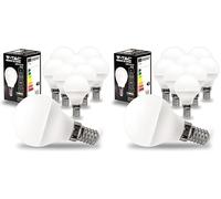 V-TAC 10x Ampoules LED culot E14 3,7W (équivalent 25W) P45-320 Lumen - 3000K Blanc Chaud - Ouverture du faisceau lumineux 180° - Ampoule Efficacité Maximale et Économie d'Énergie (Lot de 2)