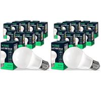 V-TAC 10x Ampoules LED culot E27 8,5W (équivalent 60W) A60-806 Lumen - Ouverture du Faisceau Lumineux 200° - Efficacité Maximale et Économie d'Énergie - 6500K Blanc Froid (Lot de 2)
