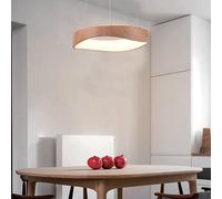 V-TAC 18W Plafonnier design IP20, Bois + Blanc, 2100 Lumens, 3000K